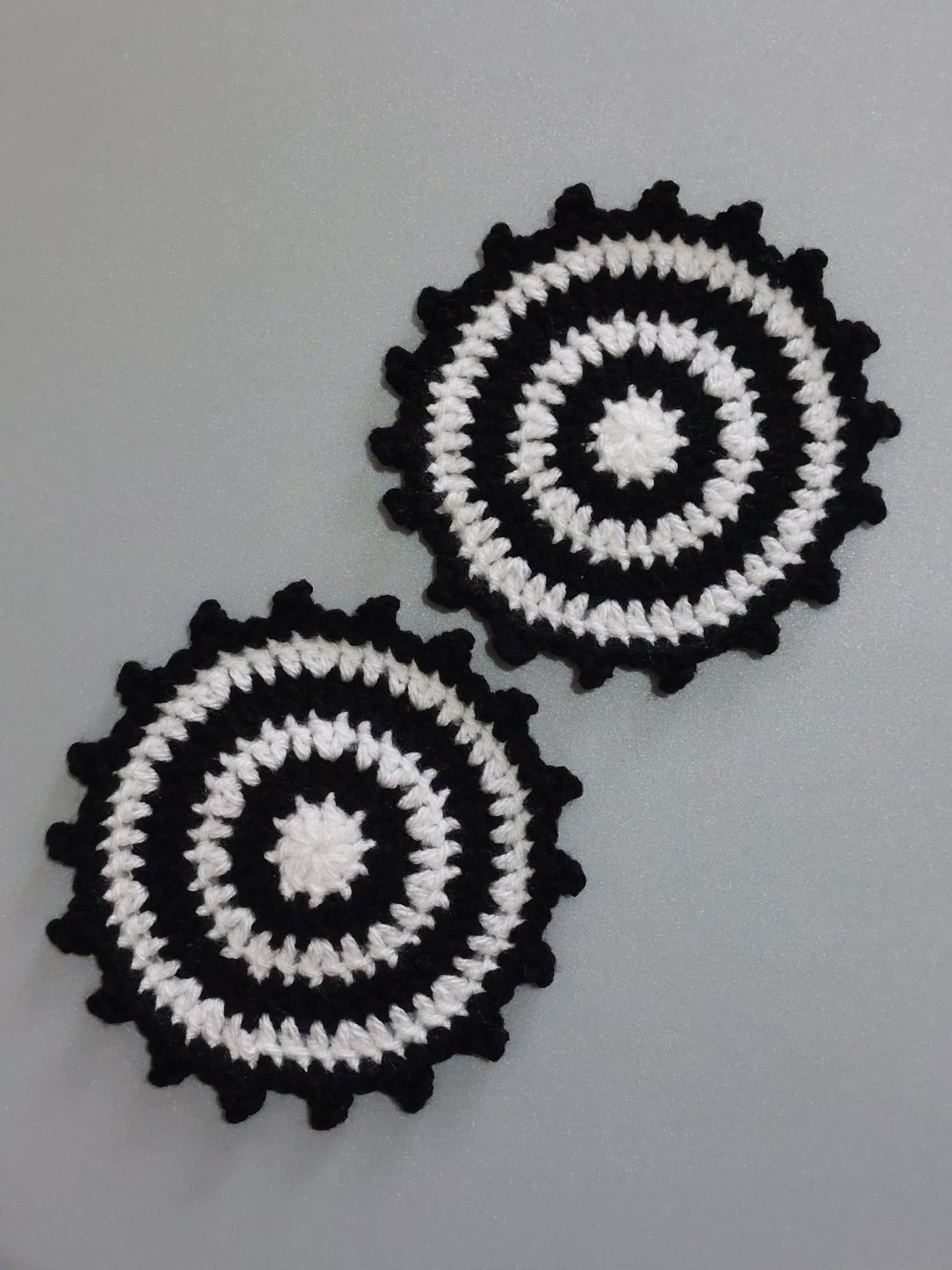 Crochet Picot Coaster Set