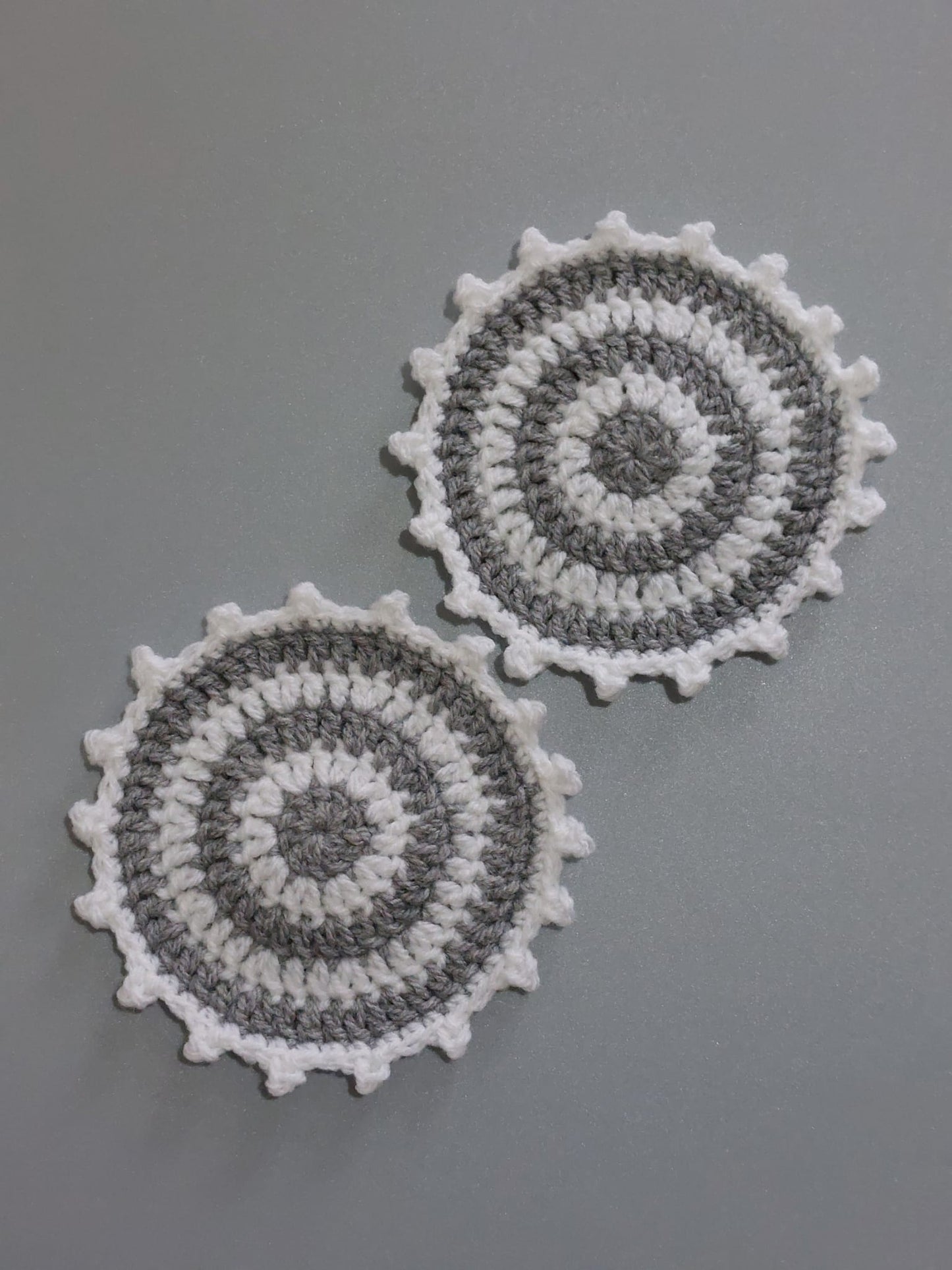 Crochet Picot Coaster Set