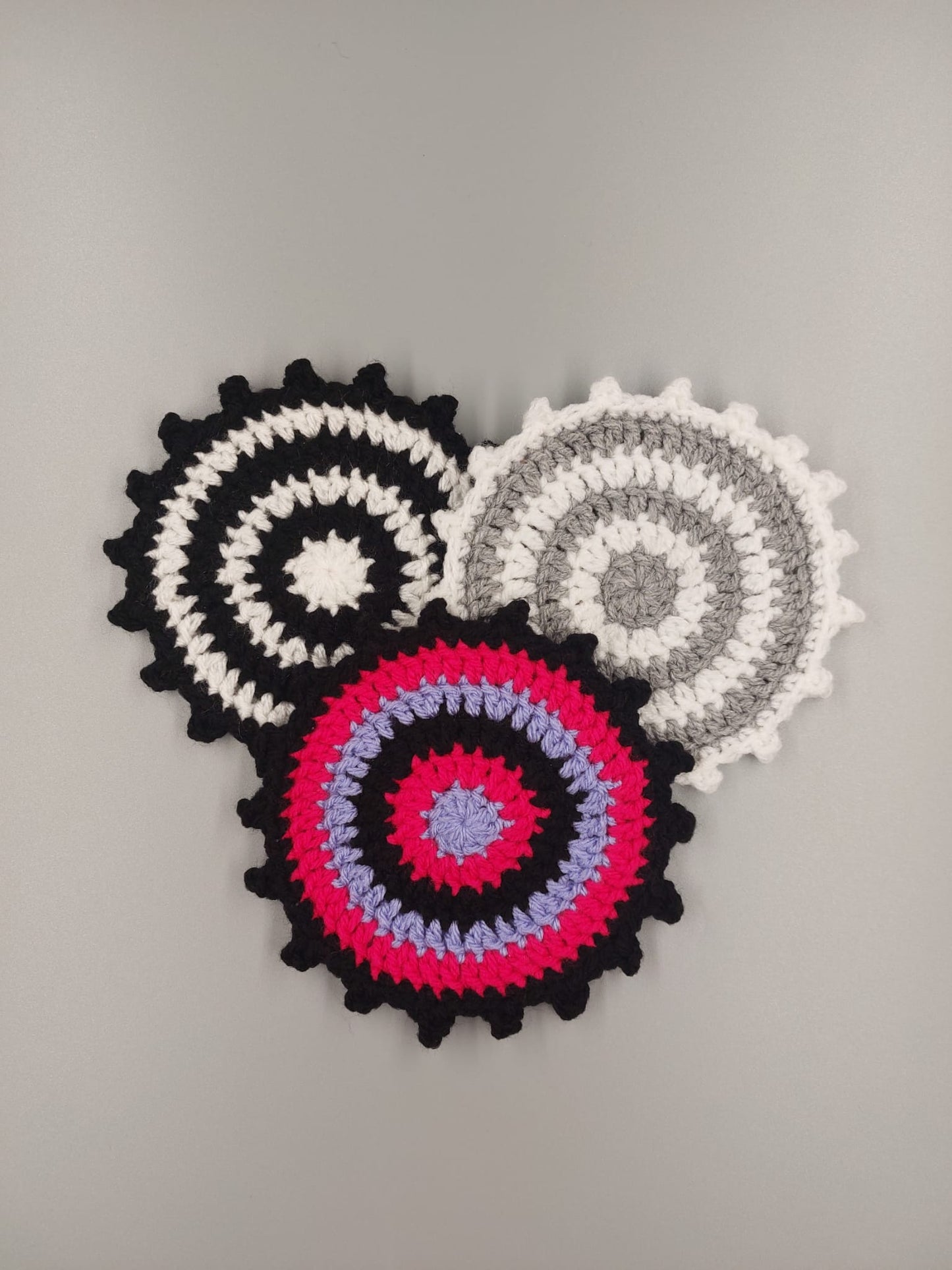 Crochet Picot Coaster Set