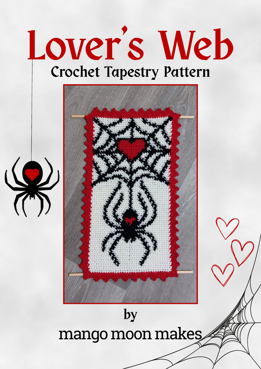 Lover's Web Tapestry - Digital Crochet Pattern