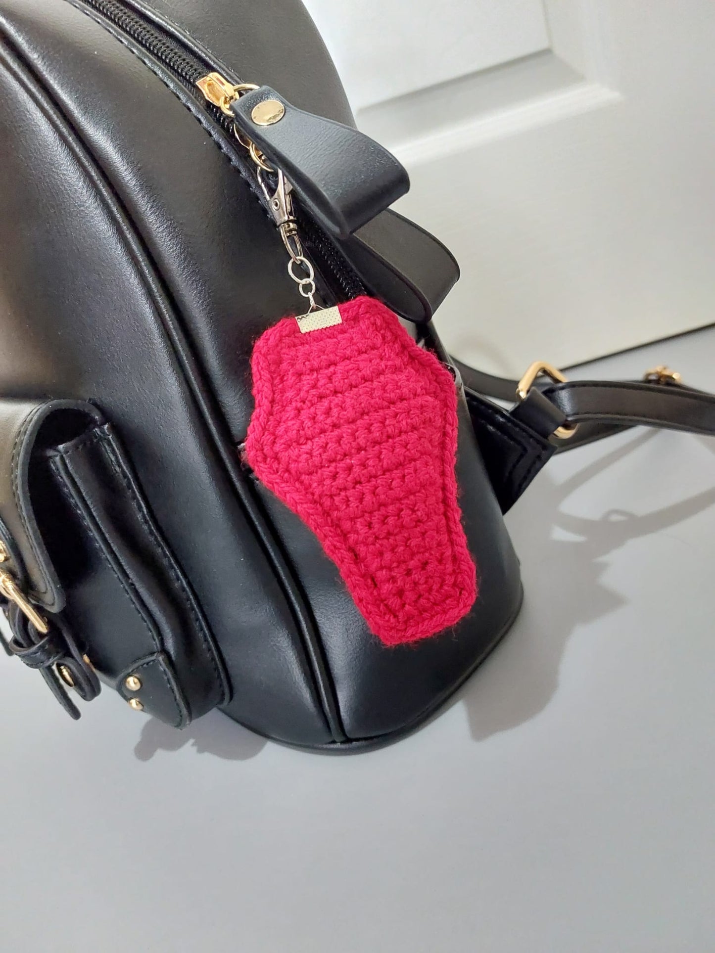 Crochet Coffin Keyring