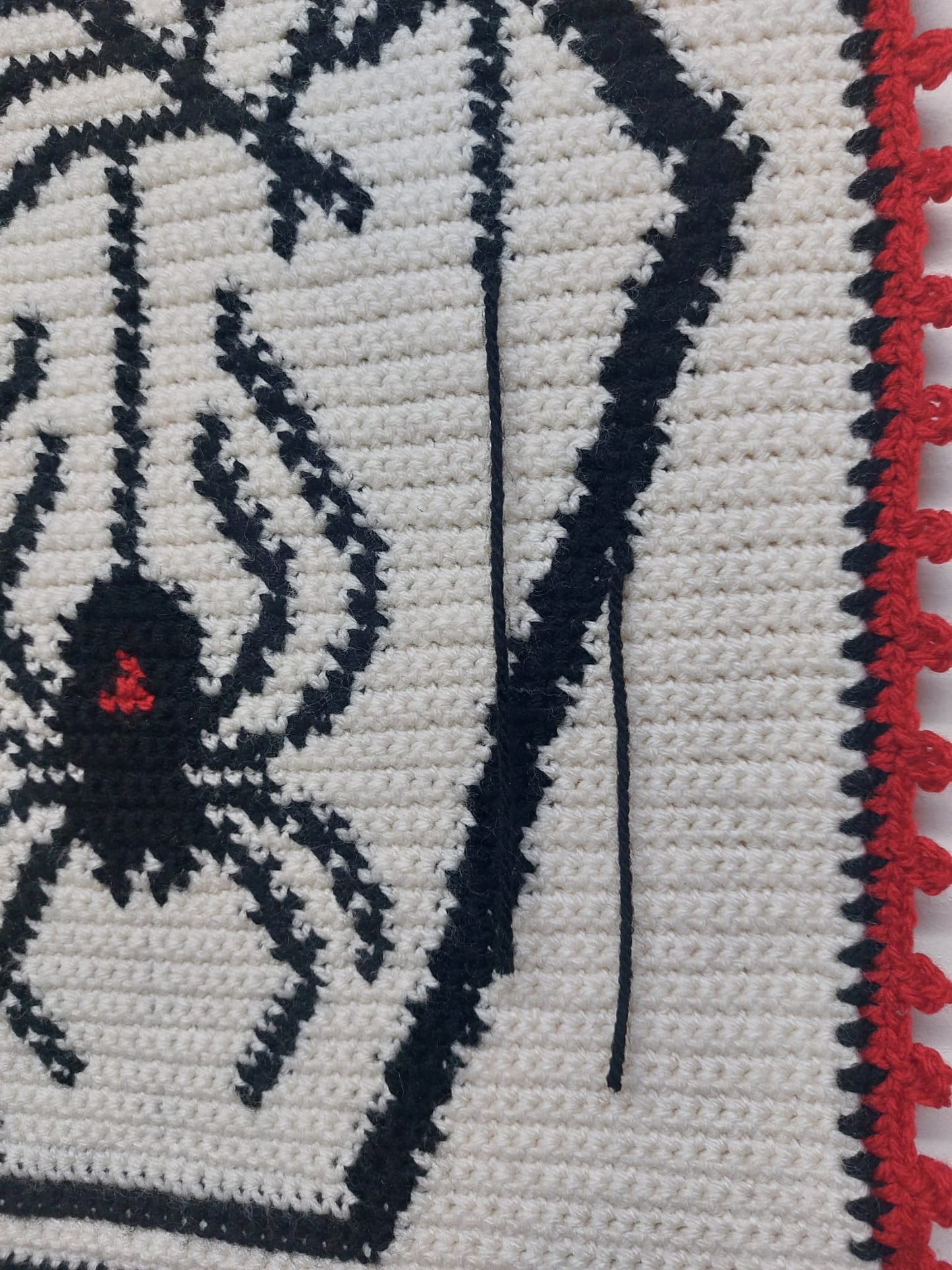 Black Widow's Coffin Tapestry - Digital Crochet Pattern