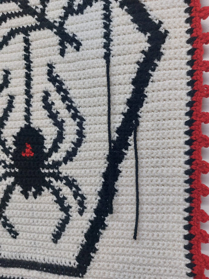 Black Widow's Coffin Tapestry - Digital Crochet Pattern