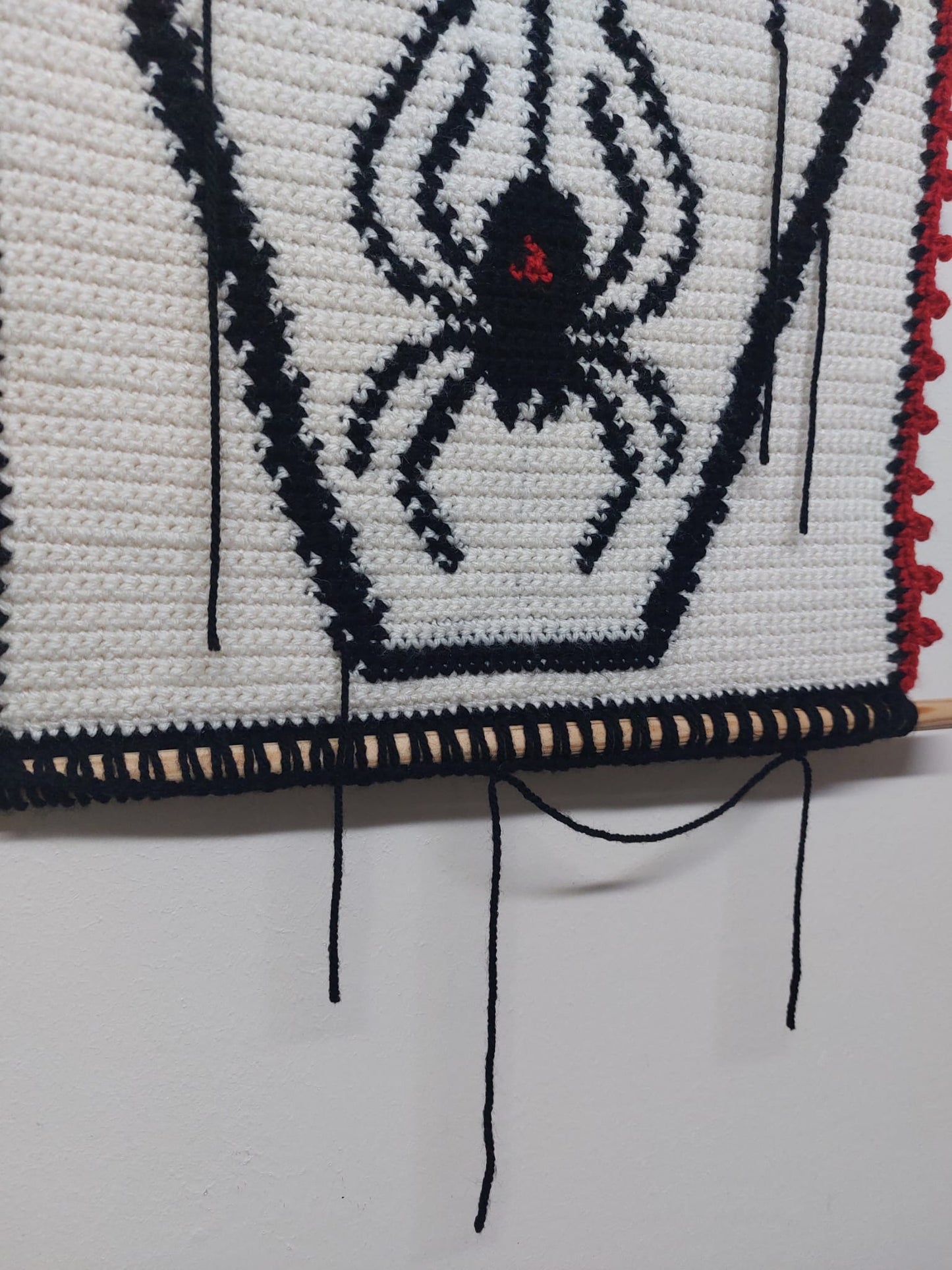 Black Widow's Coffin Tapestry - Digital Crochet Pattern